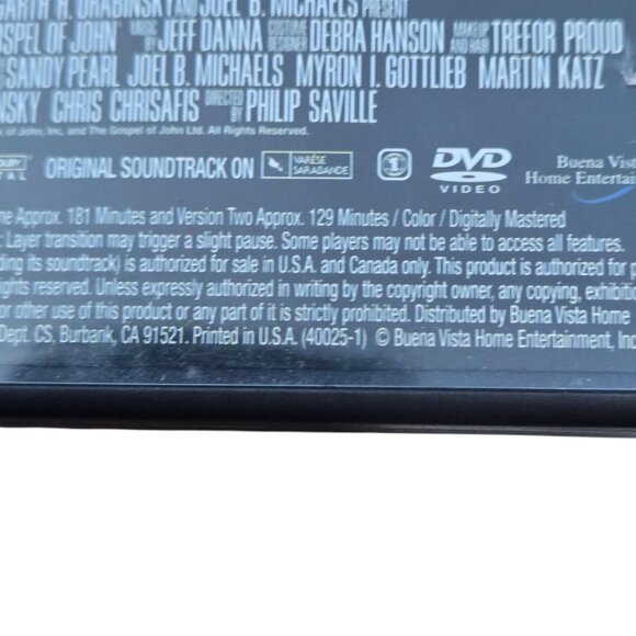 The Gospel Of John 2 Disc DVD Set 2003 Christian Movie Christopher Plummer - Picture 7 of 9